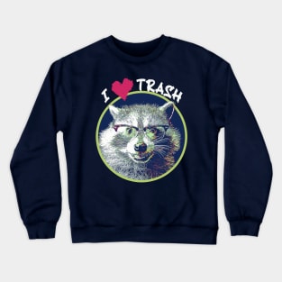 I Heart Trash Crewneck Sweatshirt